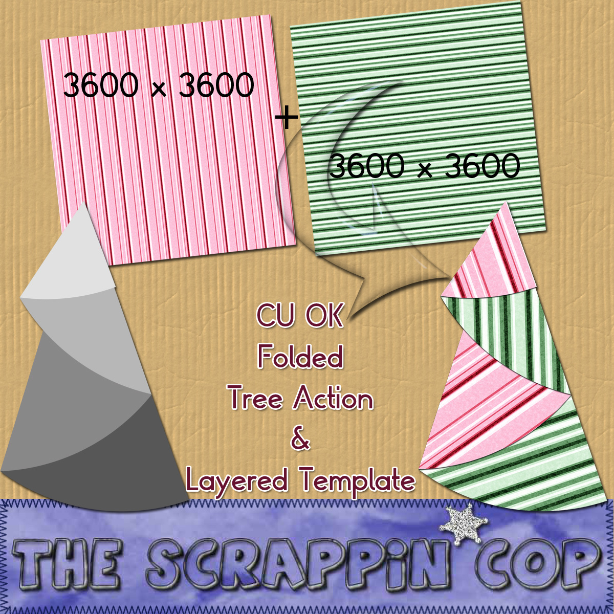 Folded Tree Action and Template