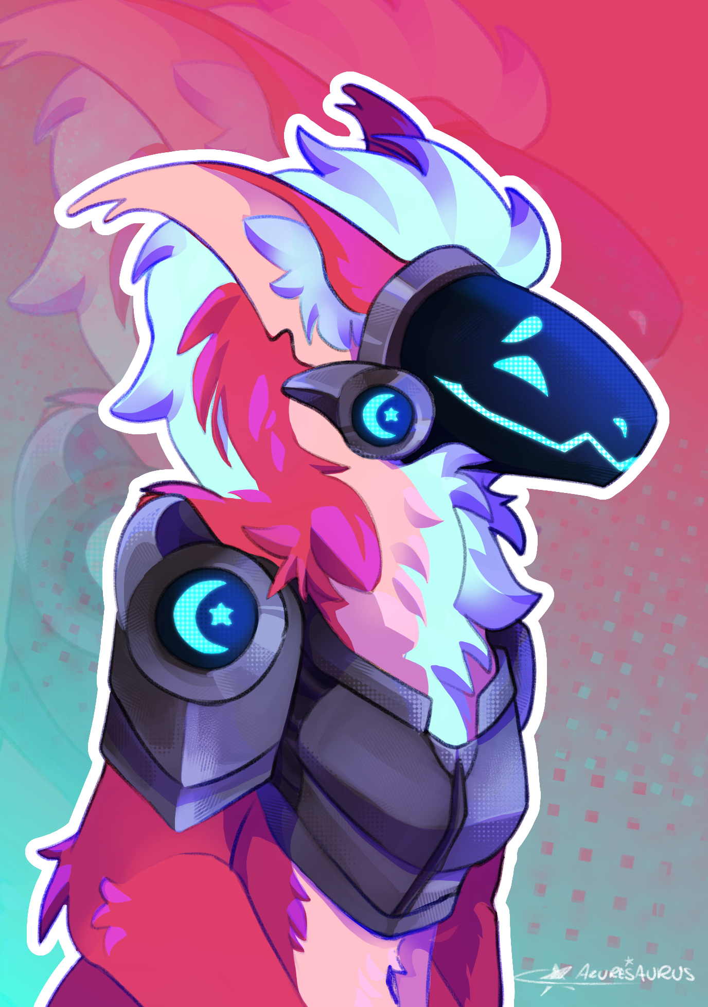 Protogen Eight Protogen by Azuresaurus on DeviantArt