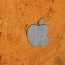 Apple Wooden Logo...