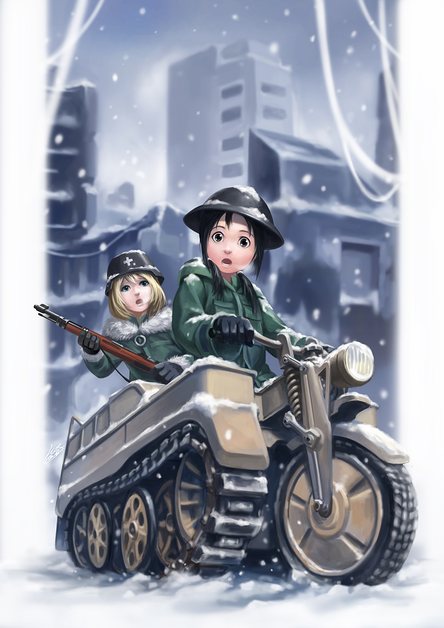 Shoujo Shuumatsu Ryokou by Luches