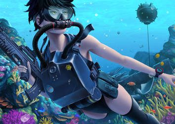 Tactical Mermaid by Luches