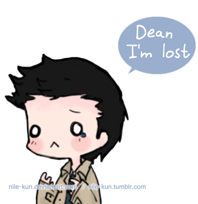 Cas is lost u3u by Nile-kun