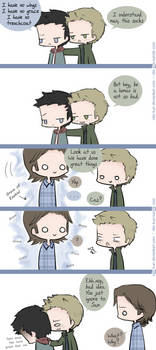 No Cas, you don't see him (SPN 9)