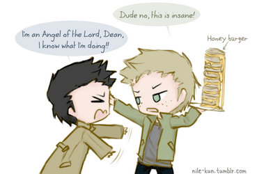 23.-Arguing (Destiel)