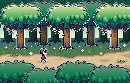 Walk in Forest - Pixel