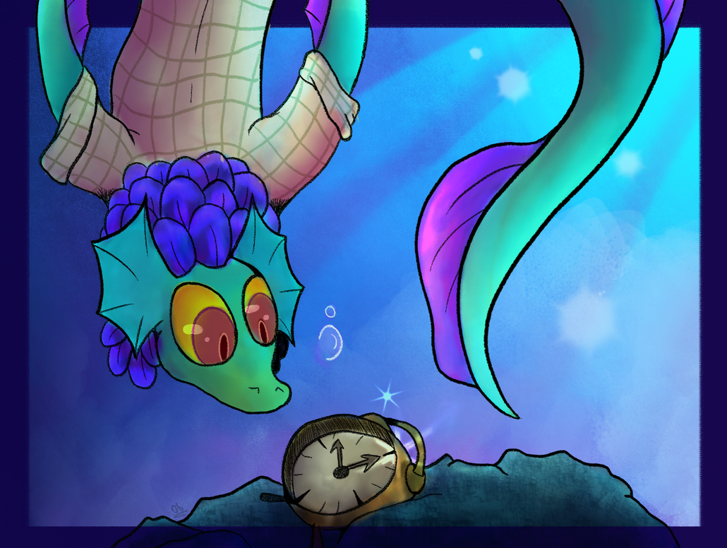 Luca the curious sea monster by Numeraya on DeviantArt