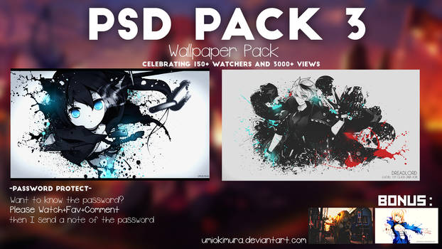 PSD Pack 3 : Wallpaper Pack