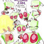 Invader Zim collage