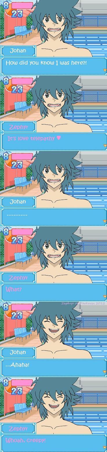 GX Dating Sim: Johan at the Pool (translated)