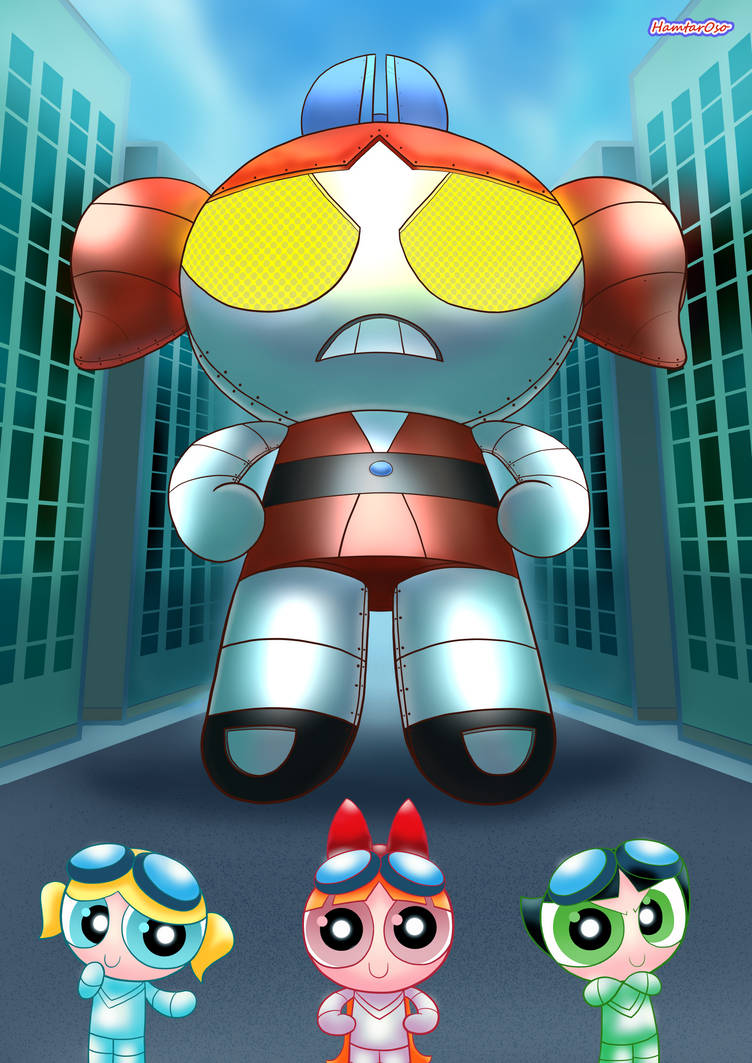 Dynamo Drawing Rorbot Powerpuff Giant Robot Dynamo by HamtarOso on DeviantArt