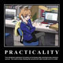 Motivational poster- PRACTICALITY