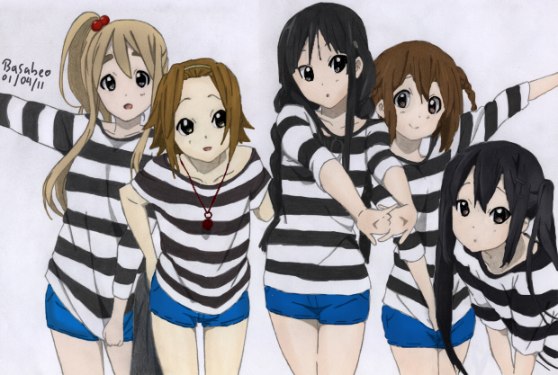 All K-On Main Characters by basabeo on DeviantArt