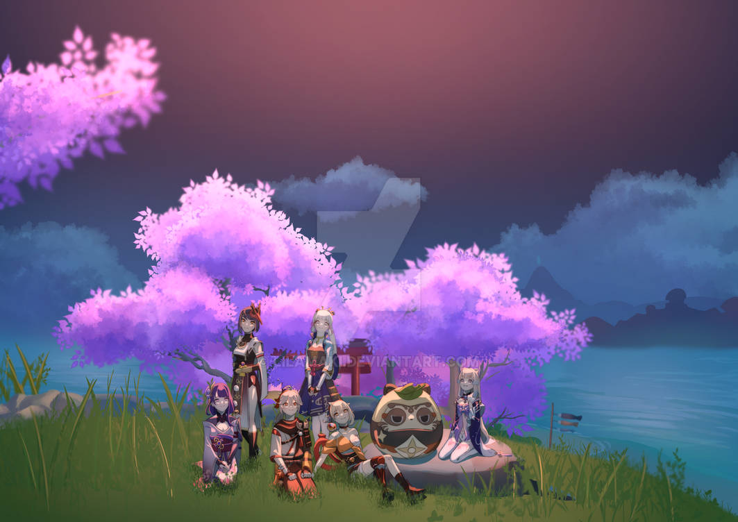 1st Genshin Impact Anniversary by lilamaki on DeviantArt