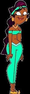 Sierra as Jasmine Total Drama Island