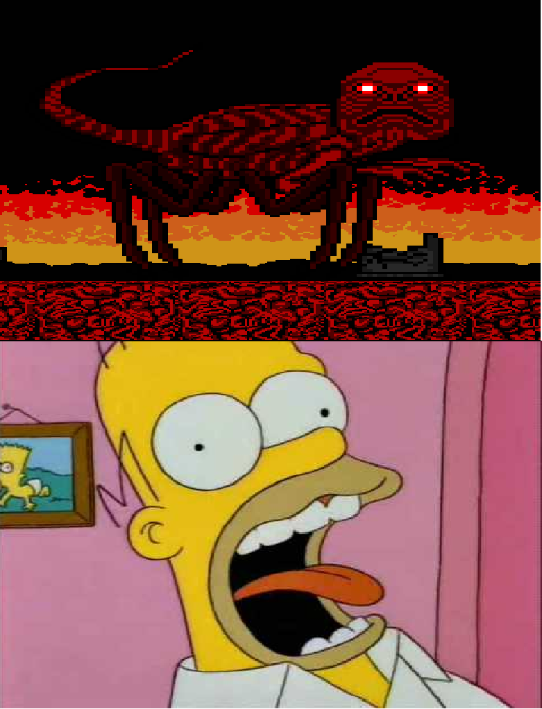Homer Simpson scare of RED by FallNightWolf on DeviantArt