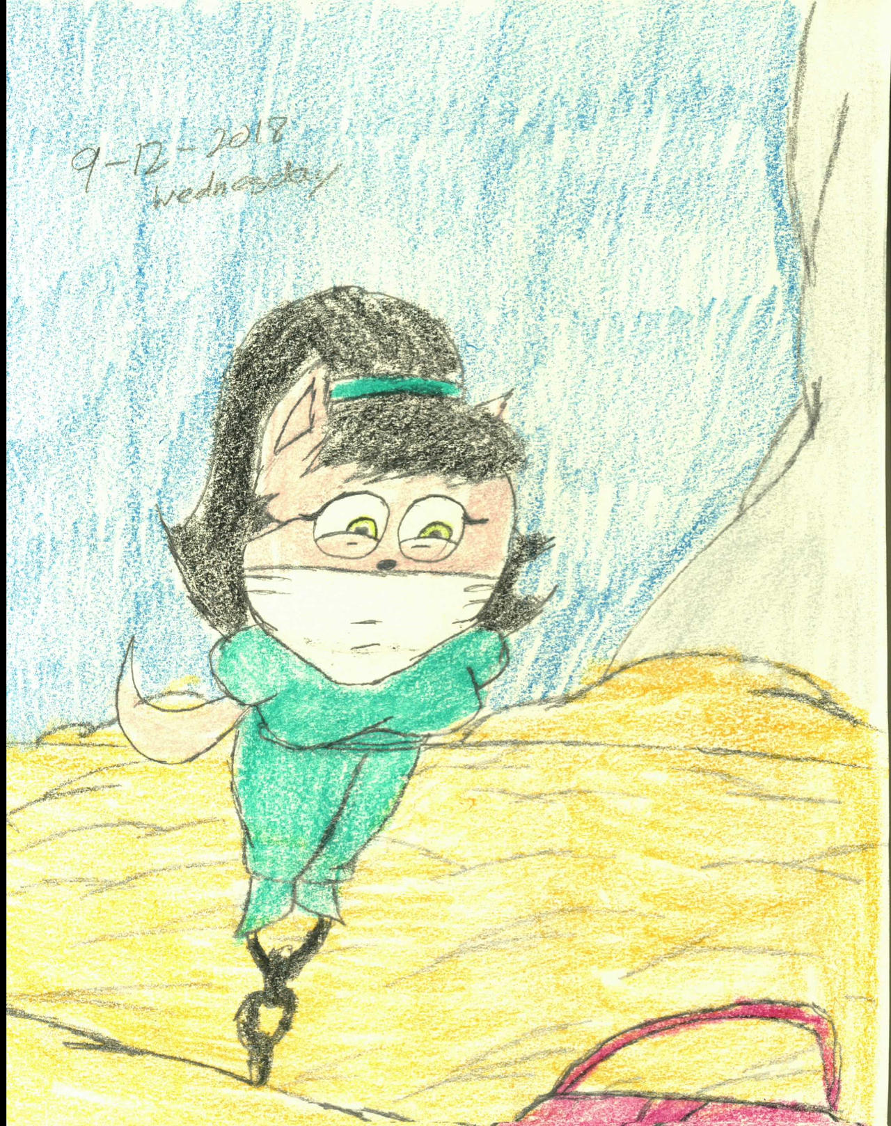 Deep Trouble Deviantart Katswell in deep trouble (Colored) by FallNightWolf on DeviantArt