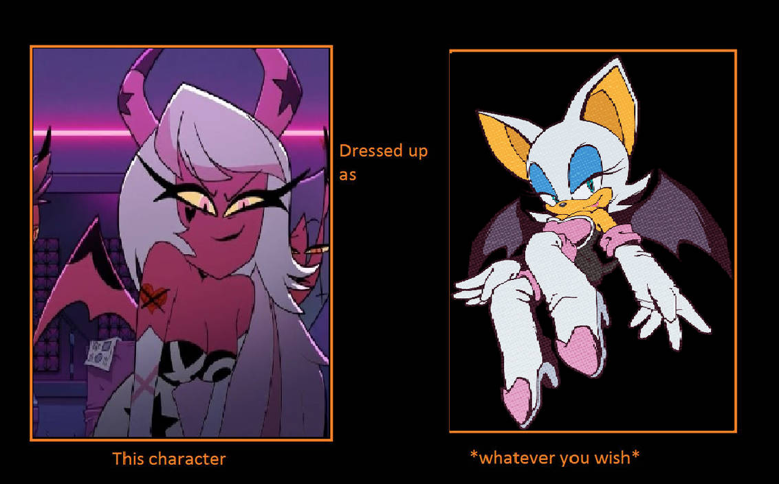 Fallnightwolf Rouge Verosika dresses as Rouge the Bat by FallNightWolf on DeviantArt
