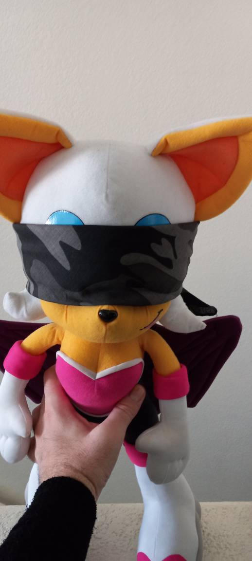 Fallnightwolf Rouge Blindfolded Rouge by FallNightWolf on DeviantArt