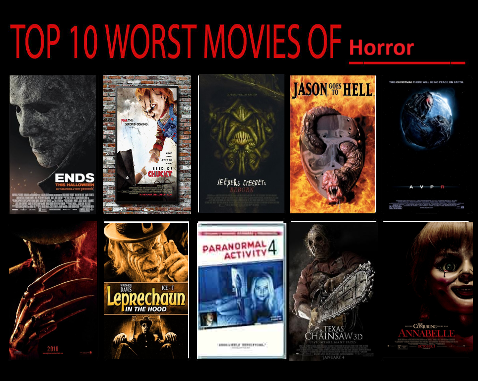 Bad Horror Top 10 Worst Movies of Horror by FallNightWolf on DeviantArt