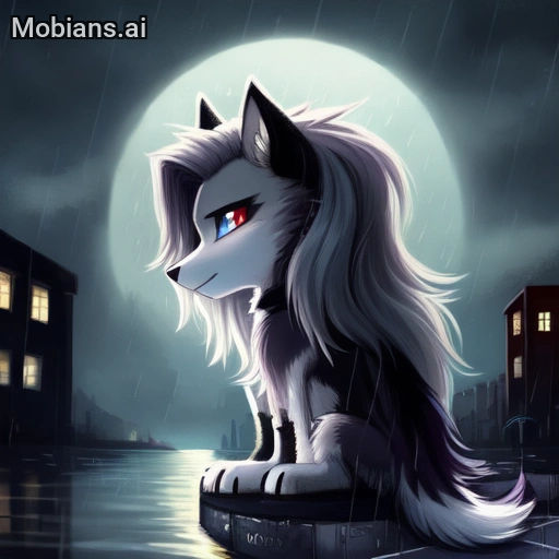 Fallnightwolf Rouge Loona in the rain 2 by FallNightWolf on DeviantArt