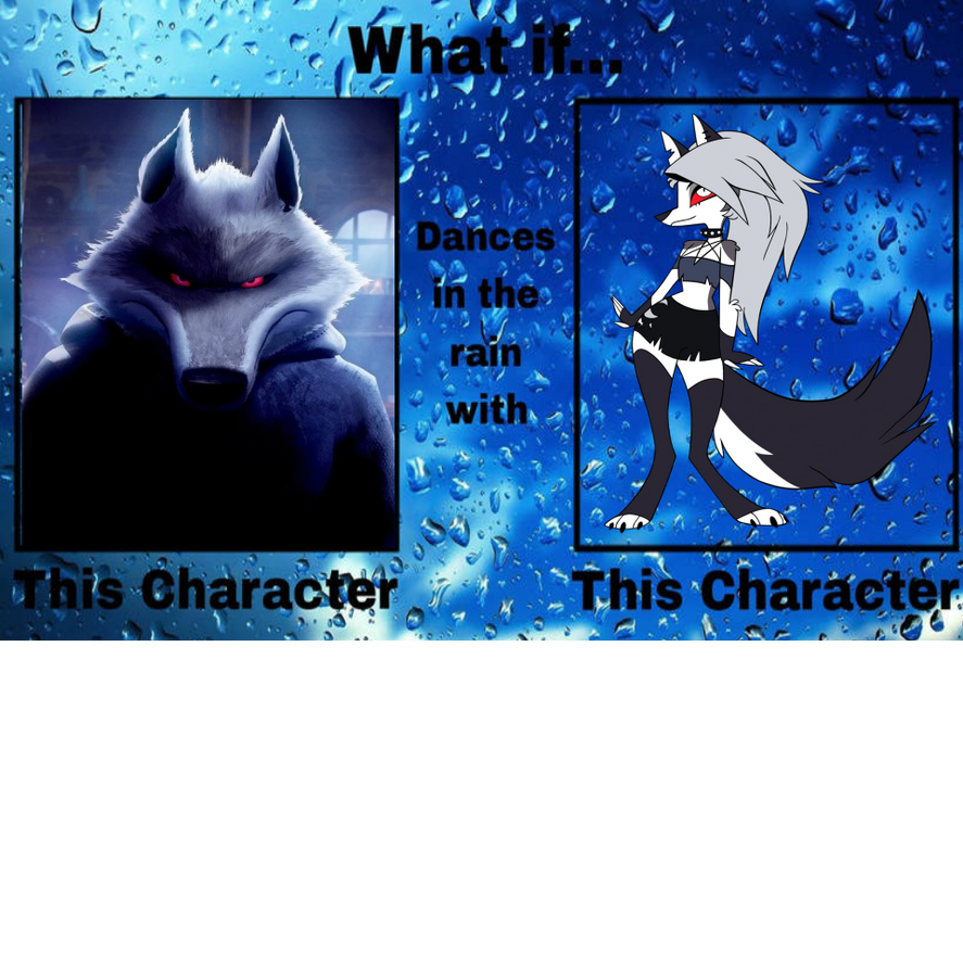 Fallnightwolf Rouge What if Death Wolf and Loona dance in the rain? by FallNightWolf on ...