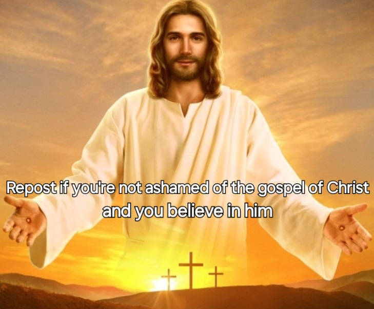 Repost if you love Jesus