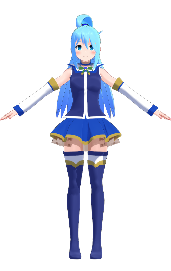 MMD model dl free aqua r18 konozuba by Neruasd on DeviantArt