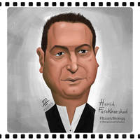 Hamid Farokhnezhad - caricature