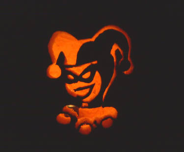 Harley Quinn Pumpkin :D