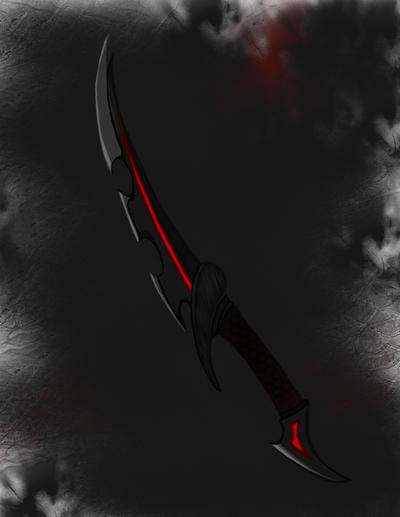 Contextual Model- Elder Scrolls Daggers- Daedric 4