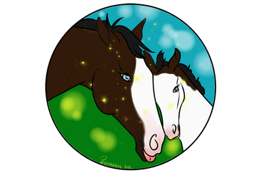 Commission -Mare and Foal-