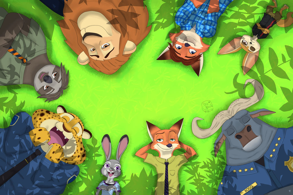 Zootopia VN Dating Sim: Title Screen (textless)