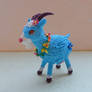 Goat figurine of air dry clay