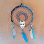 Dream Catcher with white head wolf