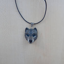 Wolf pendant by koshka741