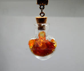 Natural original amber stones from Baltic sea