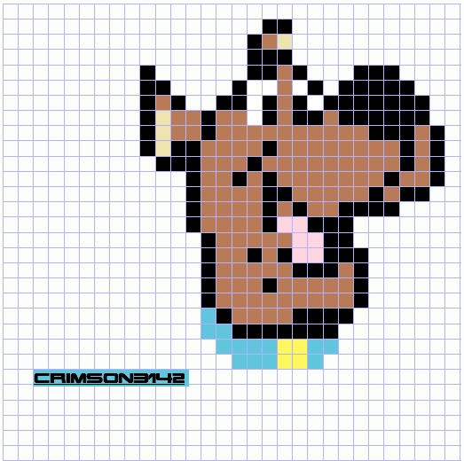 ScoobyDoo Perler Bead Pattern by CrimsonsCreations on DeviantArt