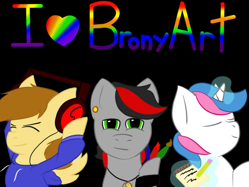 I Love Brony Art by nihongosakura on DeviantArt