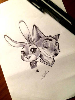 Judy and Nick - Zootopia