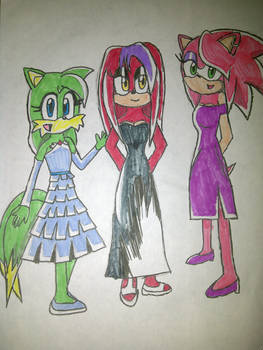 Sonic GX: Girls Dressed For Prom