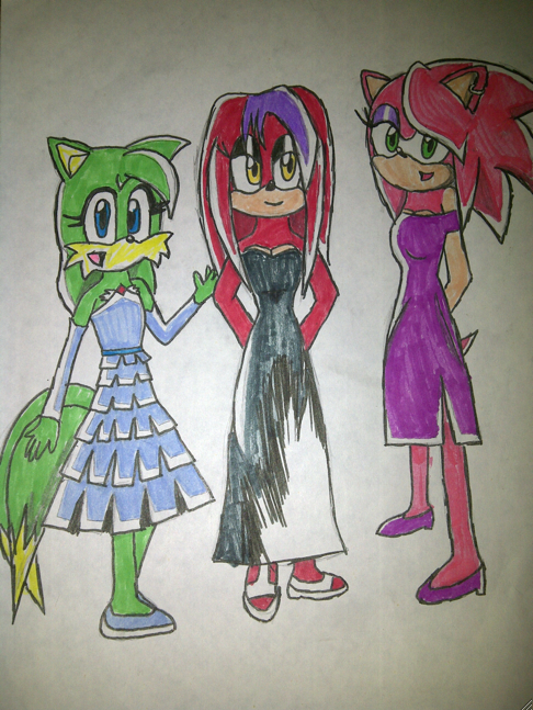 Sonic GX: Girls Dressed For Prom