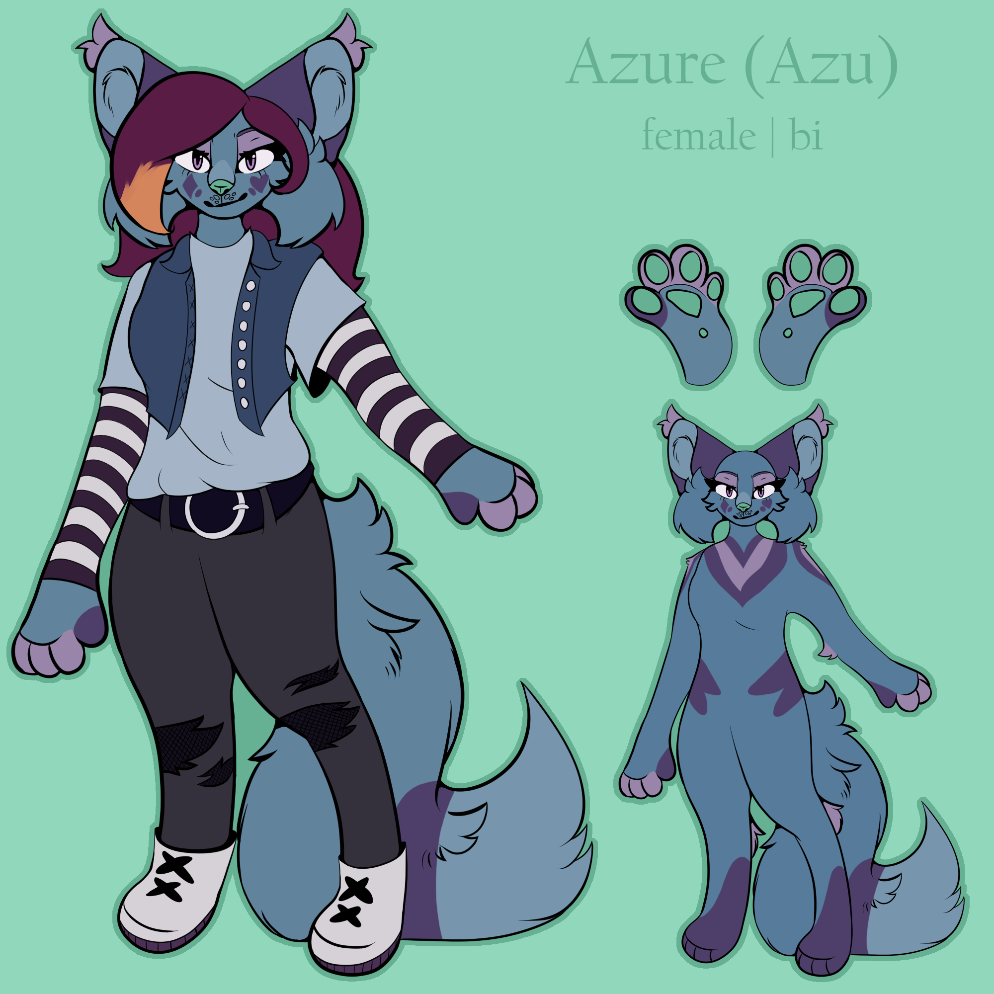 Azu reference by Dunewind on DeviantArt