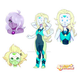 Amethyst and Peridot Fusion by AngeliccMadness