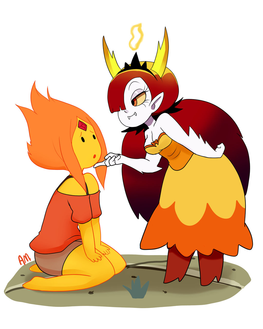 Hekapoo Pfp Flame Hekapoo by AngeliccMadness on DeviantArt