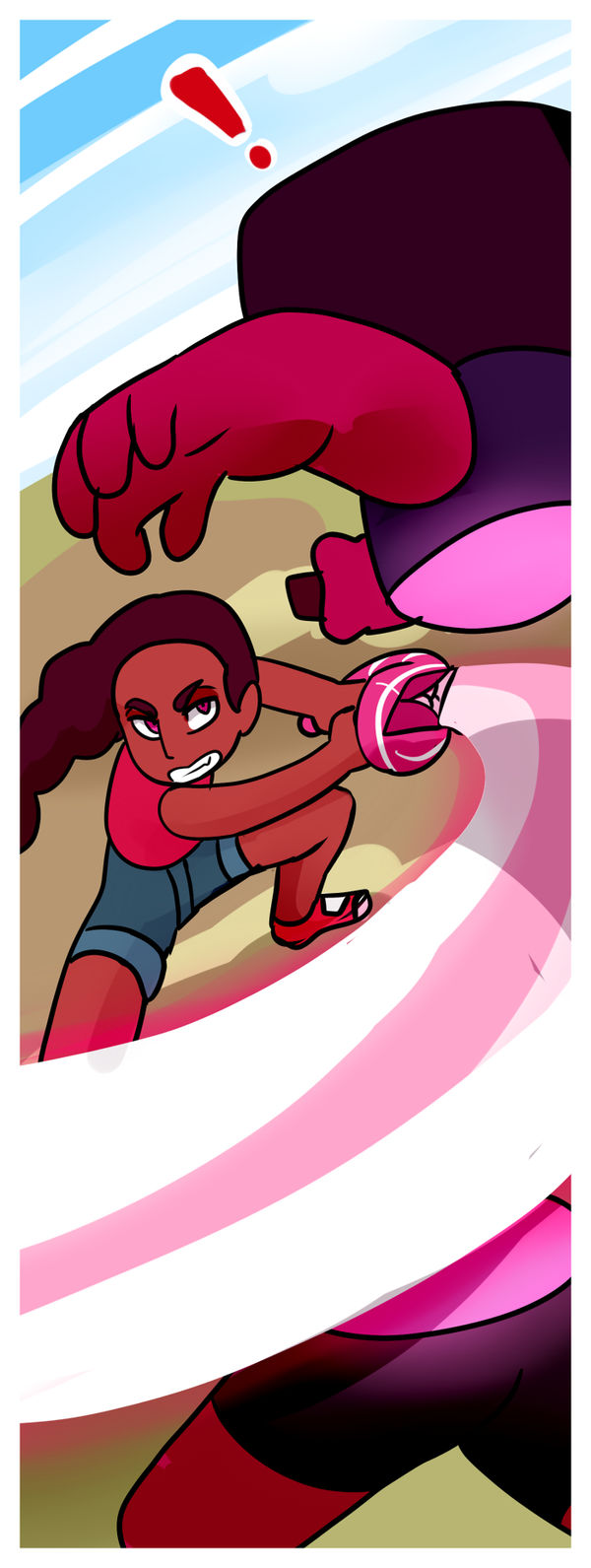 Connie Rvb Connie vs Eyeball Ruby 3 by AngeliccMadness on DeviantArt