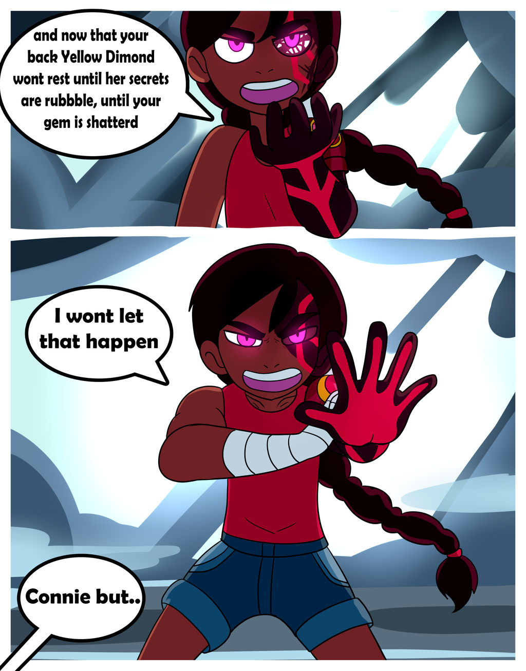 Connie vs Steven page 2 by AngeliccMadness on DeviantArt