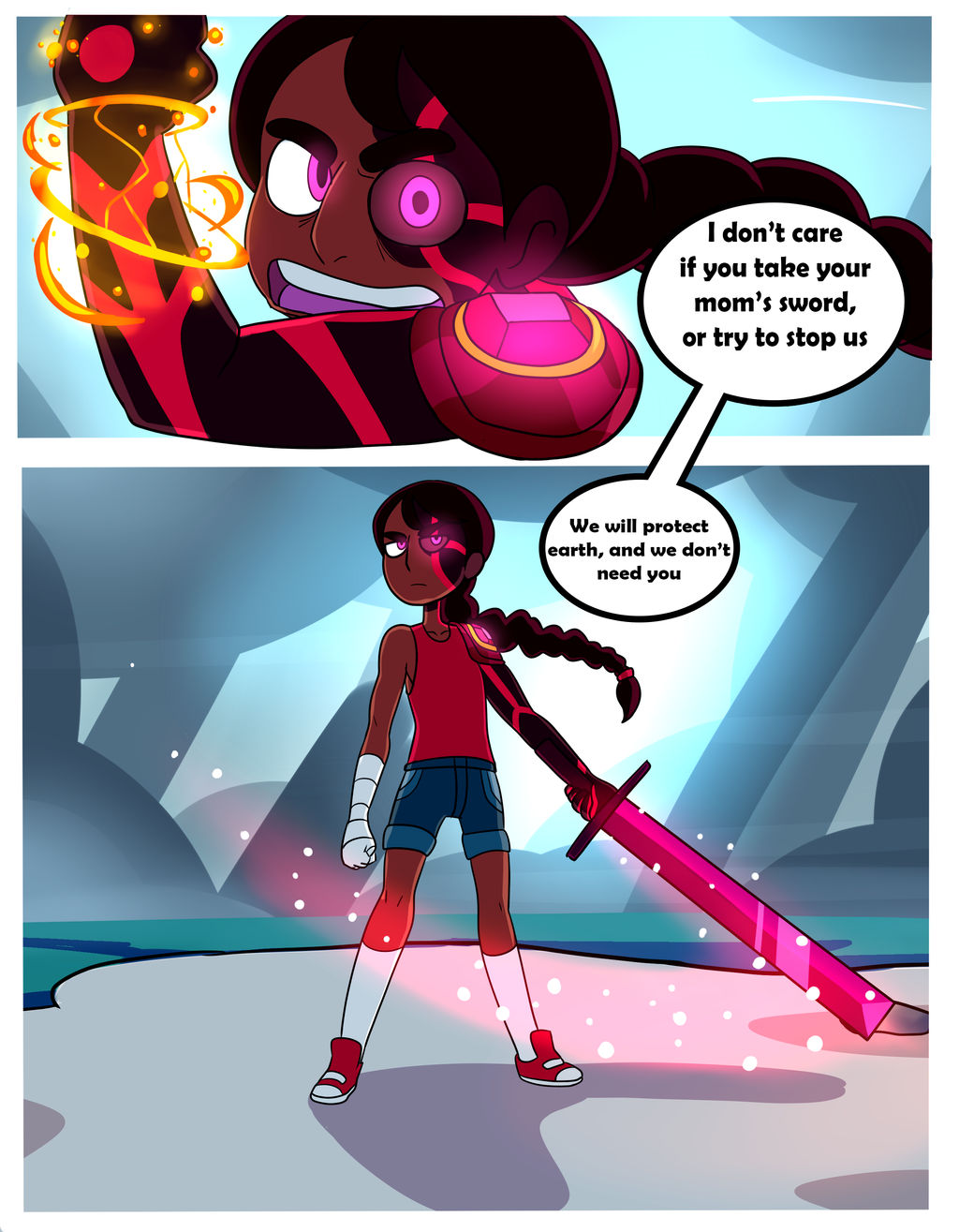 Connie vs Steven page 3 by AngeliccMadness on DeviantArt