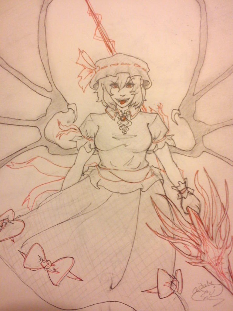 Pencil and Pen Remilia