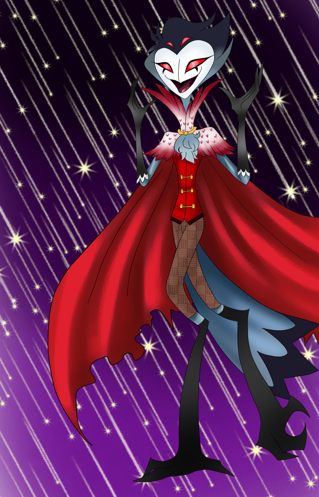 Stolas Back View Stolas by Skitzopanda21 on DeviantArt