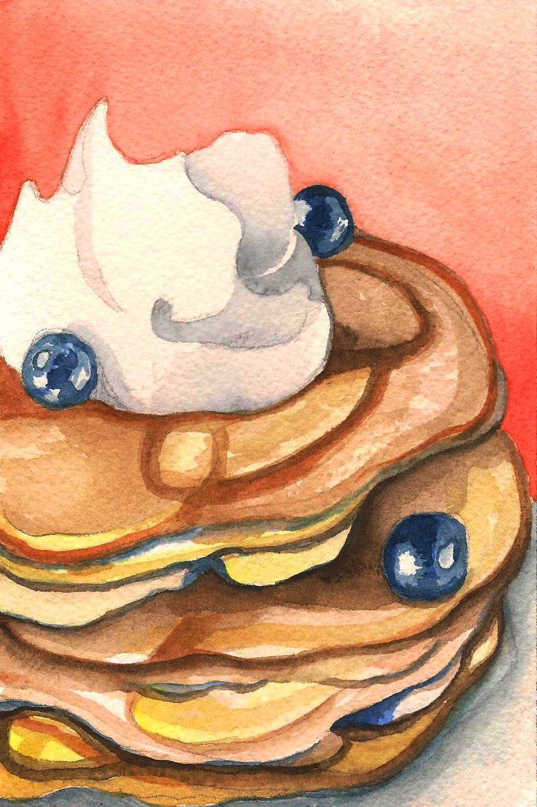 Study of Blueberry Pancakes